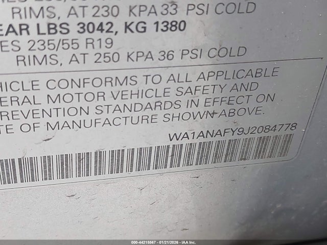 2018 AUDI Q5 WA1ANAFY9J2084778 Photo 8