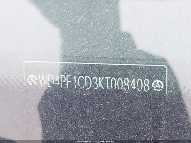 Aukcja sprzedaży 2019 Mercedes-benz Sprinter 2500 High Roof V6, vin: WD4PF1CD3KT008408, numer aukcji: 44215628