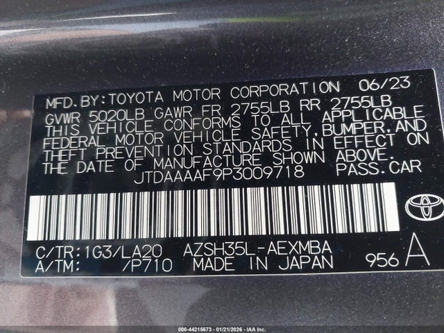 JTDAAAAF9P3009718 Toyota Crown Limited