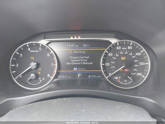 44215705 :رقم المزاد ، 1N4BL4CV2NN401015 vin ، 2022 Nissan Altima Sr Fwd مزاد بيع