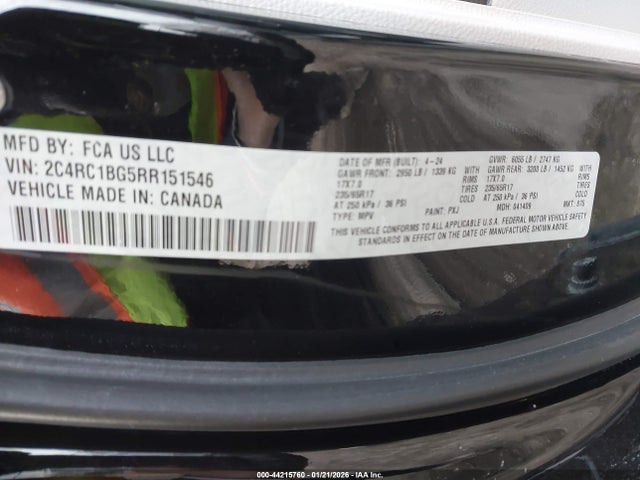 2C4RC1BG5RR151546 Chrysler Pacifica Touring L