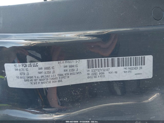 2017 FIAT 500E 3C3CFFGE7HT621027 Photo 8