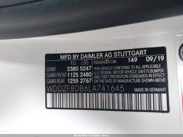 Mercedes-Benz E 350 2020 WDDZF8DB6LA741645 Image 9