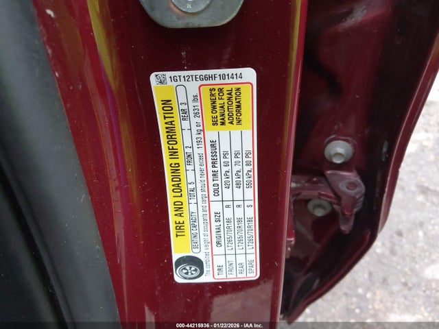 2017 GMC SIERRA 2500HD 1GT12TEG6HF101414 Photo 8