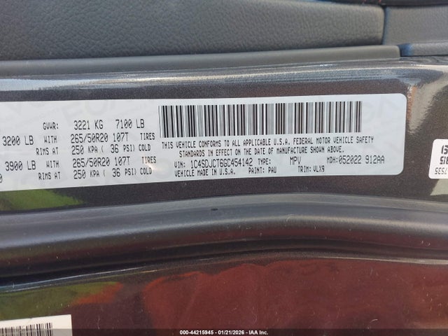 2016 DODGE DURANGO 1C4SDJCT6GC454142 Photo 8