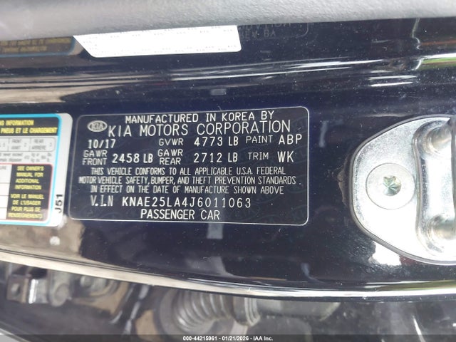 KNAE25LA4J6011063 KIA Stinger Premium