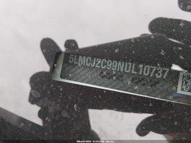 2022 Lincoln Corsair Reserve მანქანა იყიდება აუქციონზე, vin: 5LMCJ2C99NUL10737, აუქციონის ნომერი: 44216009