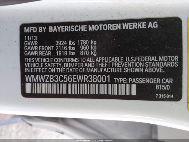 2014 MINI COUNTRYMAN WMWZB3C56EWR38001 Photo 8