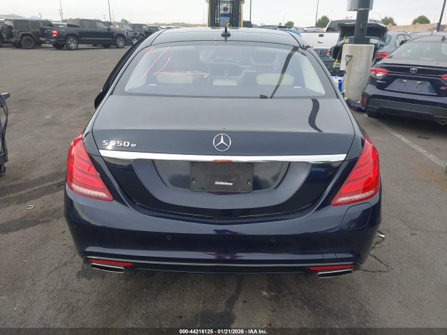 WDDUG6DBXHA315136 Mercedes-Benz S 550e Plug-in Hybrid