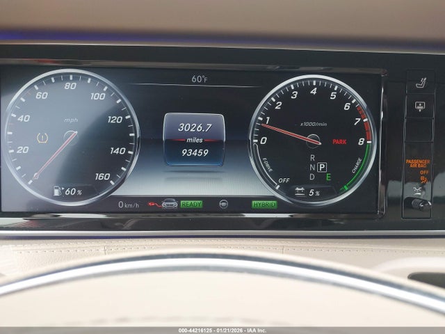 WDDUG6DBXHA315136 Mercedes-Benz S 550e Plug-in Hybrid