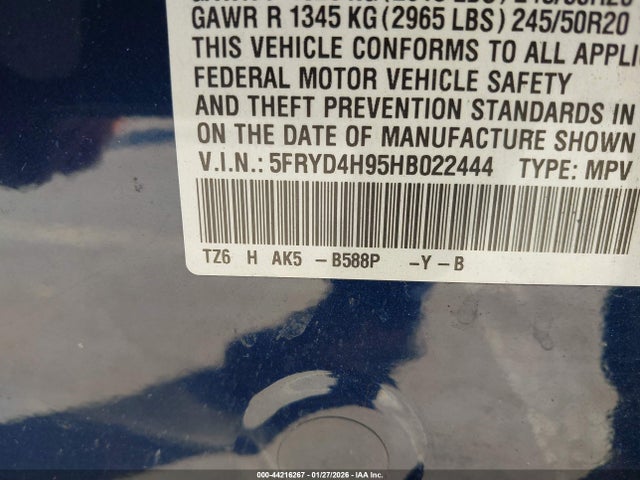 Acura MDX 2017 5FRYD4H95HB022444 Image 9