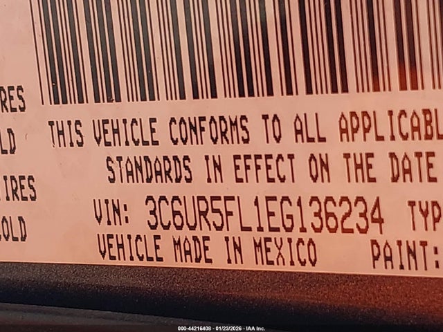 3C6UR5FL1EG136234 RAM 2500 Laramie
