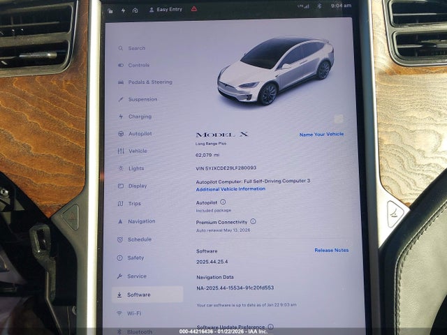 2020 TESLA MODEL X 5YJXCDE29LF280093 Photo 6