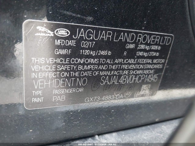 2017 JAGUAR XE SAJAL4BV0HCP14945 Photo 8