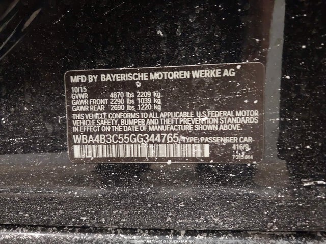 2016 BMW 435I GRAN COUPE WBA4B3C55GG344765 Photo 8