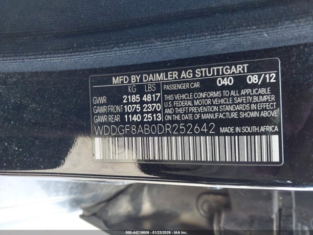Продаж на аукціоні авто 2013 Mercedes-benz C 300 Sport 4matic, vin: WDDGF8AB0DR252642, номер лоту: 44216606