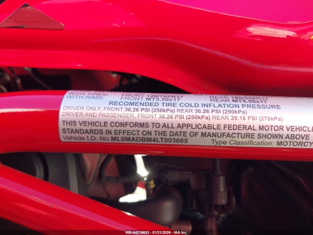 Ducati Monster 797+ 2020 ML0MADBM4LT003685 Image 10