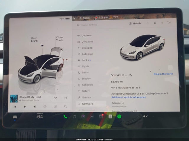 Aukcja sprzedaży 2023 Tesla Model 3 Rear-wheel Drive, vin: 5YJ3E1EA6PF451354, numer aukcji: 44216715