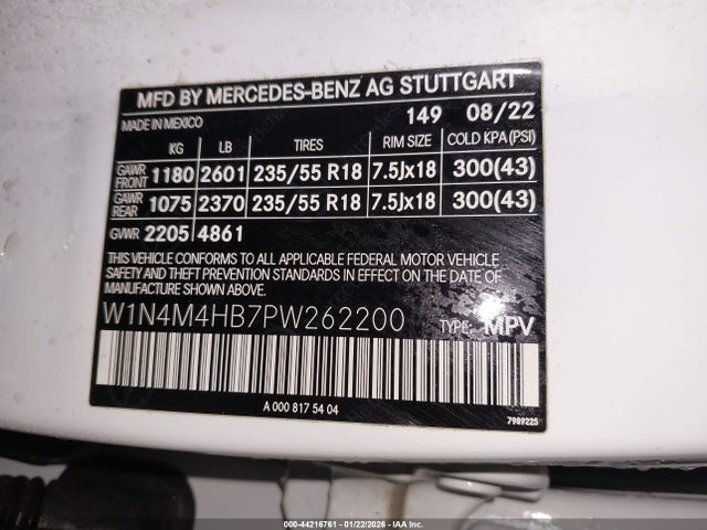 2023 MERCEDES-BENZ GLB 250 W1N4M4HB7PW262200 Photo 8