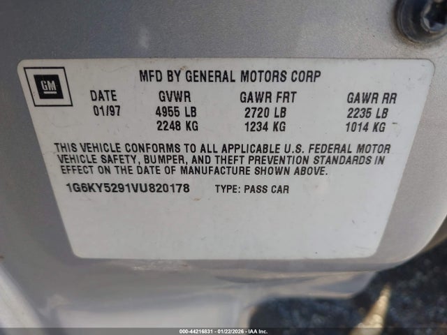 1997 CADILLAC SEVILLE 1G6KY5291VU820178 Photo 8