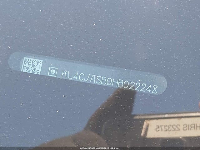 Aukcja sprzedaży 2017 Buick Encore Preferred, vin: KL4CJASB0HB022248, numer aukcji: 44217006