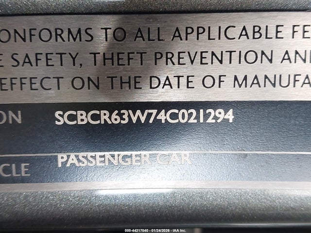 2004 BENTLEY CONTINENTAL GT SCBCR63W74C021294 Photo 8