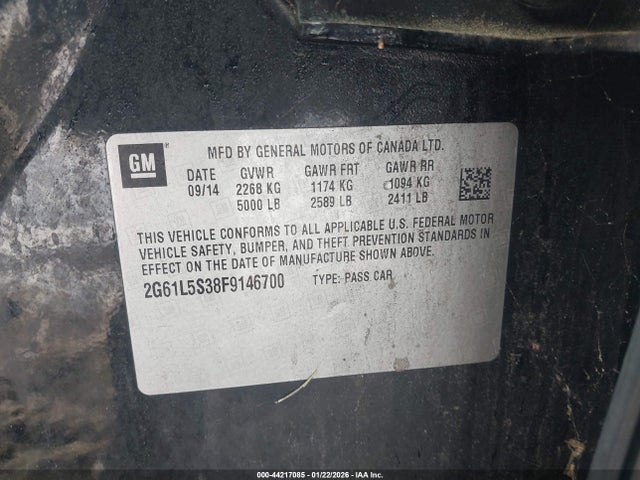 2015 CADILLAC XTS 2G61L5S38F9146700 Photo 8