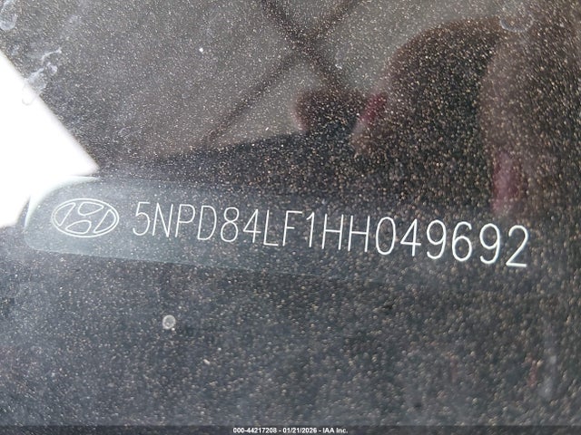 5NPD84LF1HH049692 Hyundai ELANTRA SE