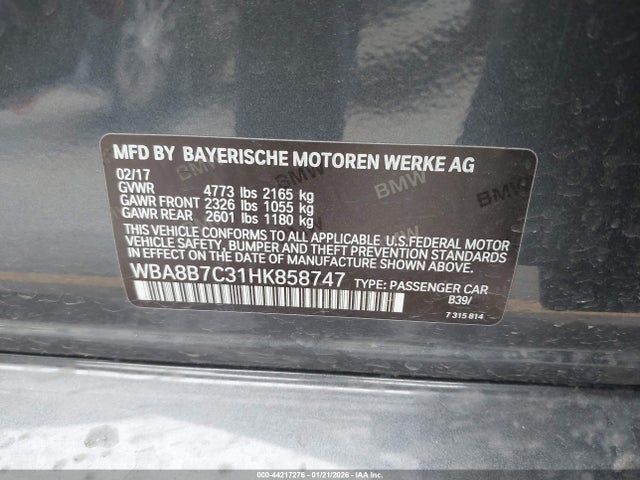2017 BMW 340I WBA8B7C31HK858747 Photo 8