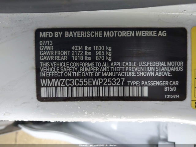 2014 MINI COUNTRYMAN WMWZC3C55EWP25327 Photo 8