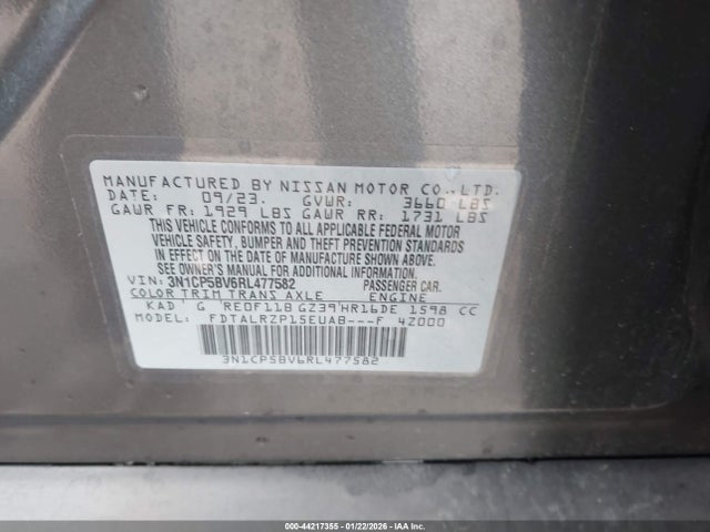 Nissan Kicks S Xtronic Cvt 2024 3N1CP5BV6RL477582 Image 9