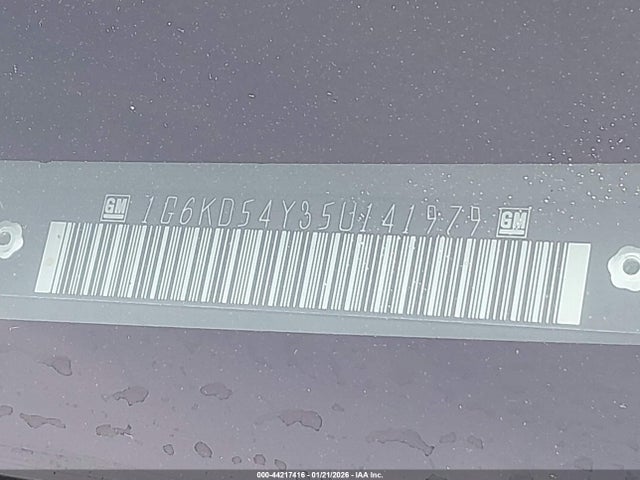 2005 CADILLAC DEVILLE 1G6KD54Y35U141979 Photo 8