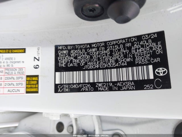 Toyota Corolla Hybrid Se 2024 JTDBCMFE0R3054744 Image 9
