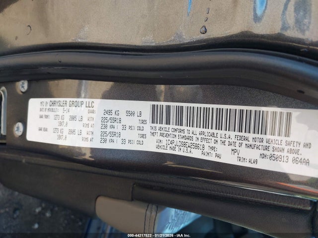 Jeep Cherokee Limited 2014 1C4PJLDS8EW258618 Image 9