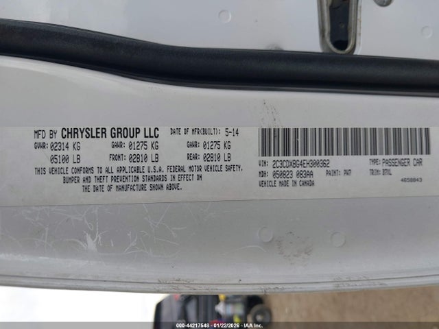 Dodge Charger Se 2014 2C3CDXBG4EH300362 Image 9