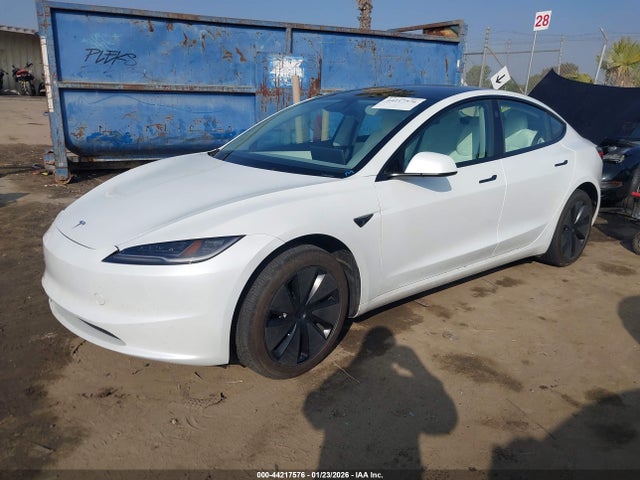 44217576 :رقم المزاد ، 5YJ3E1EA3SF078153 vin ، 2025 Tesla Model 3 Long Range Rear-wheel Drive/standard Rear-wheel Drive مزاد بيع