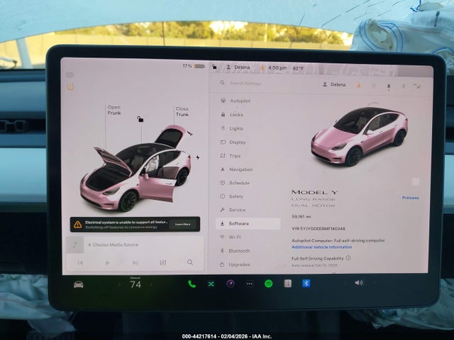 2021 TESLA MODEL Y 5YJYGDEE8MF140248 Photo 6
