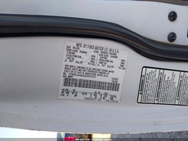 2002 FORD EXPLORER 1FMZU63E52ZB97277 Photo 8