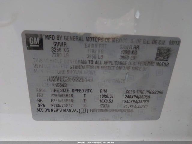 3GTU2VEC2EG226149 GMC Sierra 1500 Slt