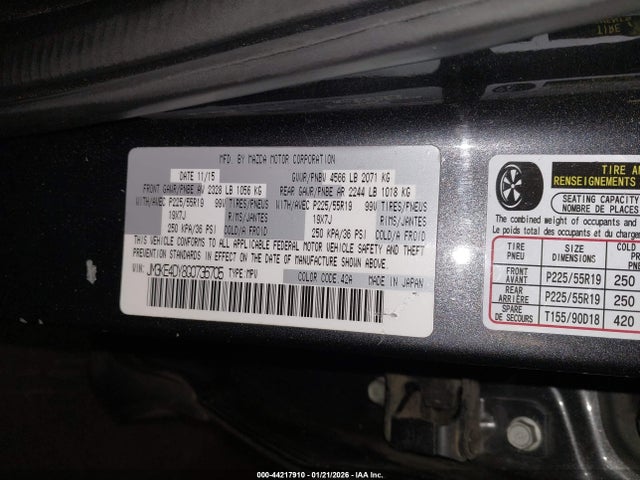 JM3KE4DY8G0736705 Mazda Cx-5 Grand Touring