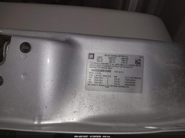 Aukcja sprzedaży 2012 Gmc Yukon Slt, vin: 1GKS2CE04CR163980, numer aukcji: 44218257