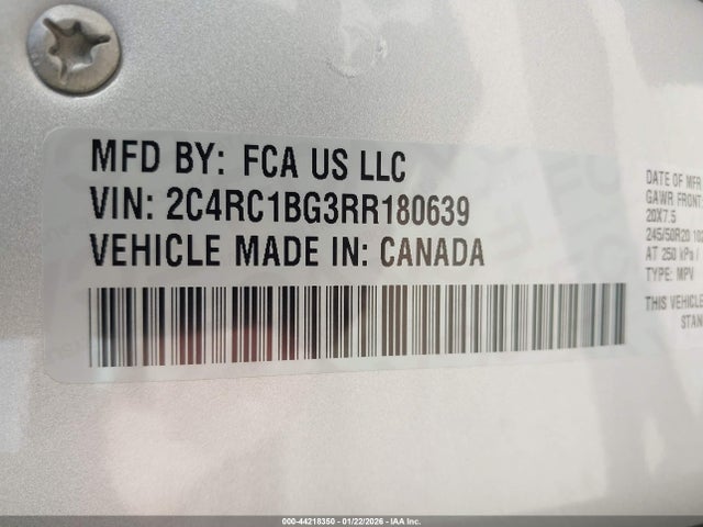 2024 CHRYSLER PACIFICA 2C4RC1BG3RR180639 Photo 8