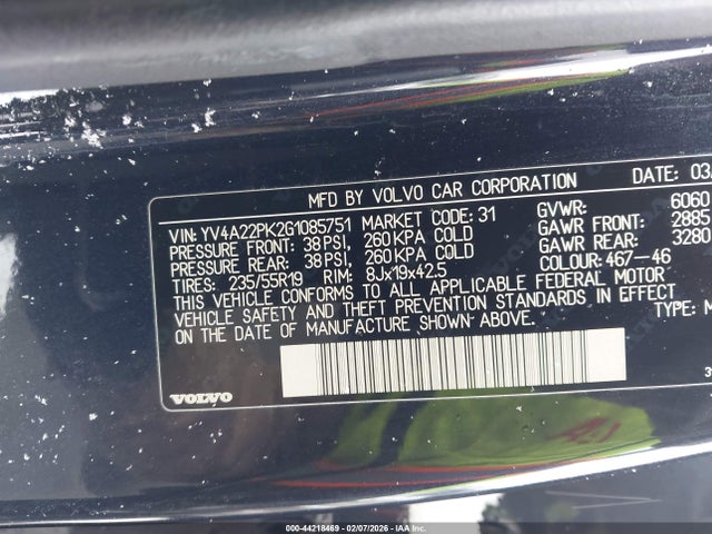 YV4A22PK2G1085751 Volvo Xc90 T6 Momentum