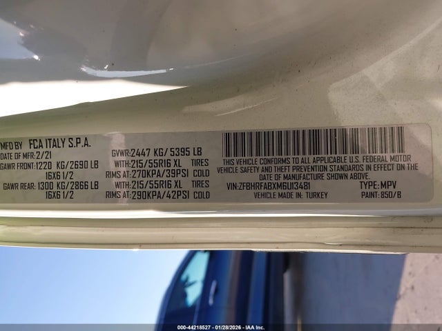 2021 RAM PROMASTER CITY ZFBHRFABXM6U13481 Photo 8