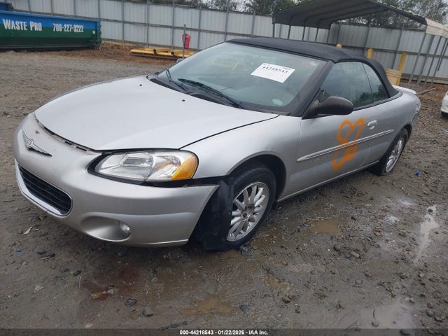 44218543 :رقم المزاد ، 1C3EL55U61N688553 vin ، 2001 Chrysler Sebring Lxi مزاد بيع