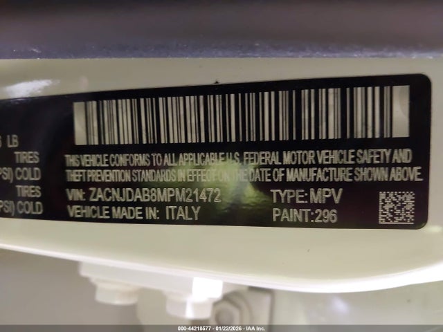 2021 JEEP RENEGADE ZACNJDAB8MPM21472 Photo 8