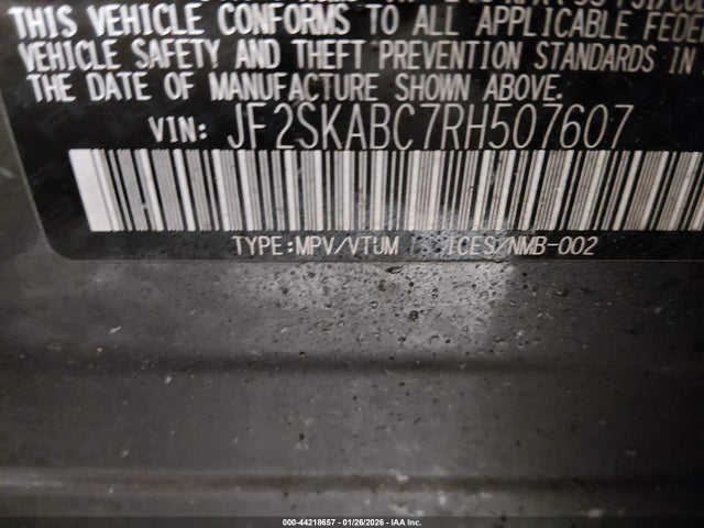 2024 SUBARU FORESTER JF2SKABC7RH507607 Photo 8