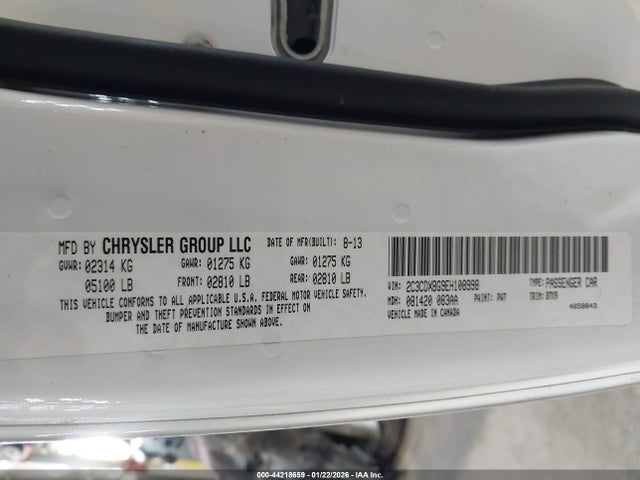 2014 DODGE CHARGER 2C3CDXBG9EH108998 Photo 8