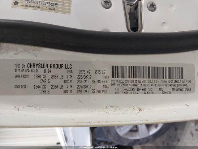 2014 JEEP COMPASS 1C4NJDEB1ED884308 Photo 8