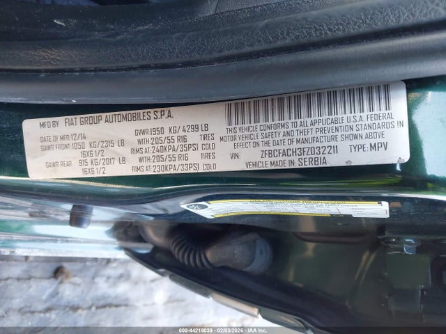 2015 FIAT 500L ZFBCFACH3FZ032211 Photo 8